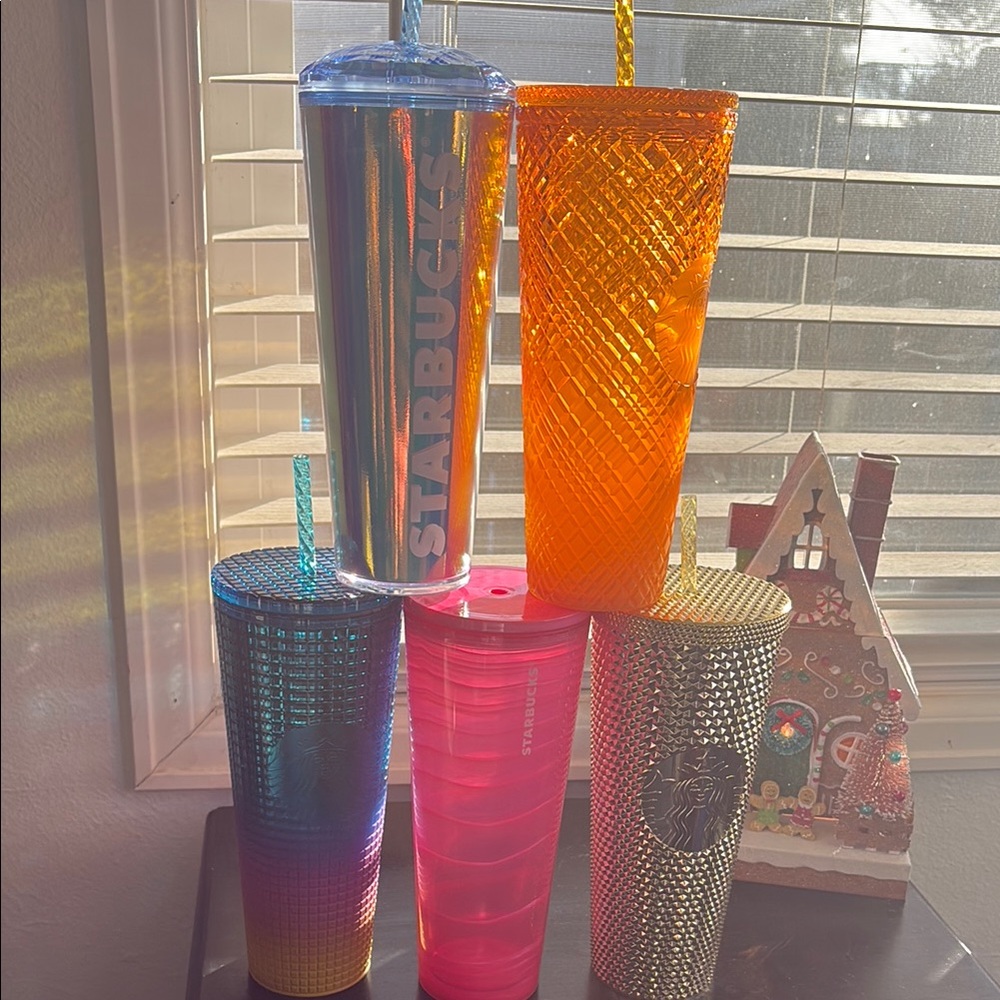 Starbucks Colorful Tumblers (Read Description below ) 👇🏻